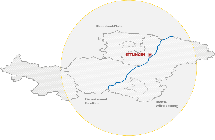 Stadt Ettlingen - Standort