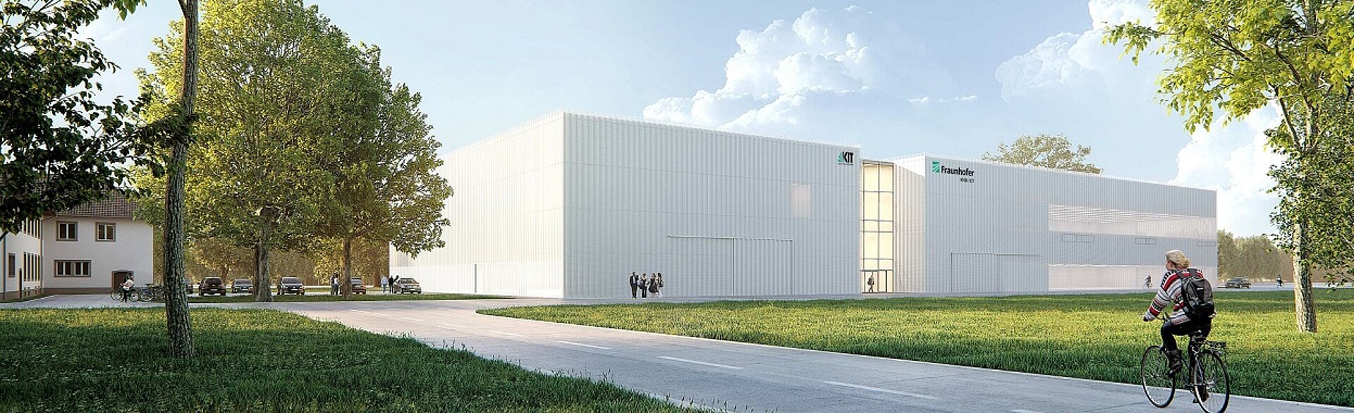 Außenansicht Karlsruher Forschungsfabrik® für KI-integrierte Produktion